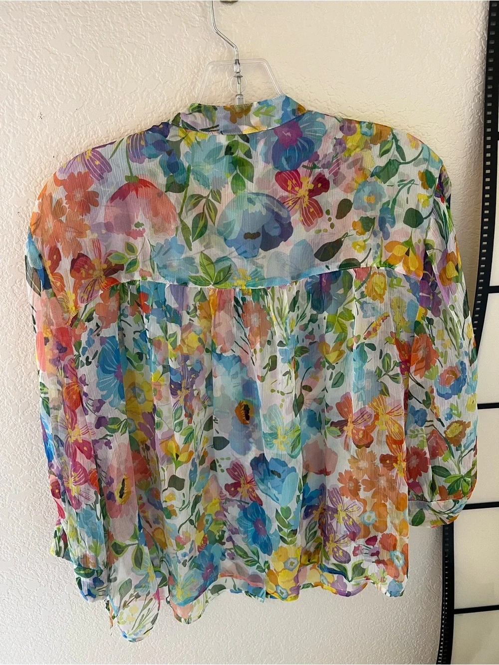 Johnny Was Jade Hunni 100% Silk Blouse